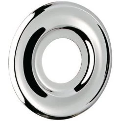 DELABIE Rosace Plate Chromée à Moulure Pour Robinet 15-21