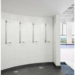 Delabie - Panneau De Douche SPORTING 2 Temporisation ~30 Sec Aluminium Anodisé M1/2 -DELABIE Soldes 11754863 3