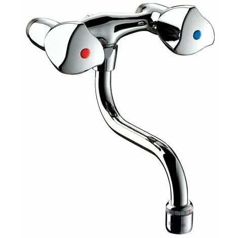 Delabie - Mélangeur D'évier MM1/2 Entraxe 110 Mm L.120 Laiton Chromé 1 Delabie - Mélangeur D'évier MM1/2 Entraxe 110 Mm L.120 Laiton Chromé