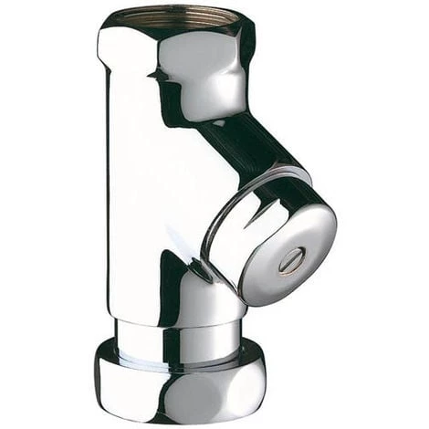 DELABIE Robinet Droit D'arrêt Laiton Chromé Pour Chasse WC FF 26-33 1 DELABIE Robinet Droit D'arrêt Laiton Chromé Pour Chasse WC FF 26-33