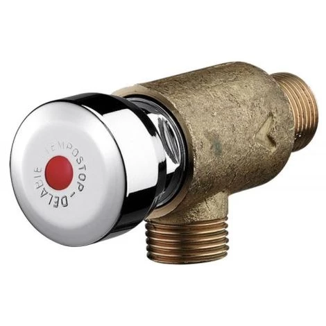 DELABIE Robinet Mural Brut équerre Pour Lave-mains Tempostop M1/2 Temporisé 7 Sec 1 DELABIE Robinet Mural Brut équerre Pour Lave-mains Tempostop M1/2 Temporisé 7 Sec