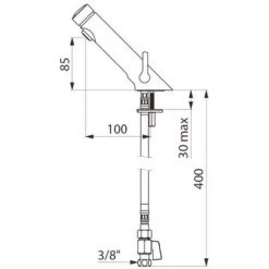 DELABIE Mitigeur TEMPOSOFT MIX 2 Lavabo F3/8 + Rob. Arrêt 5 DELABIE Mitigeur TEMPOSOFT MIX 2 Lavabo F3/8 + Rob. Arrêt -DELABIE Soldes 24385427 3