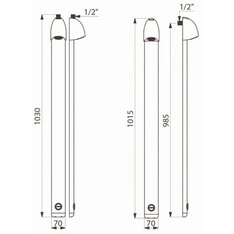 DELABIE Panneau De Douche Sporting 714700 2 DELABIE Panneau De Douche Sporting 714700 – Image 2