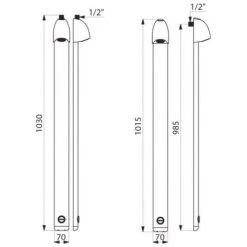 DELABIE Panneau De Douche Sporting 714700 6 DELABIE Panneau De Douche Sporting 714700 -DELABIE Soldes 24385446 3