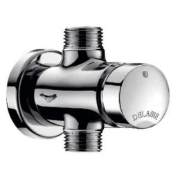 DELABIE Robinet Durinoir Temporisé 3 Sec. Temposoft 2 Droit Pour Alimentation En Ligne M 15X21