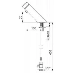 DELABIE Tempomix 3 Lavabo + Robinet Darrêt -DELABIE Soldes 24385613 3