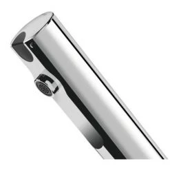 DELABIE Robinet De Lavabo électronique Tempomatic 4 F12x17 Avec Robinet Darrêt - Alimentation Par Boîtier à Piles 6V