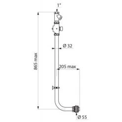 DELABIE Kit TEMPOCHASSE WC 11/4 + Rob. Arrêt Droit -DELABIE Soldes 24385685 3