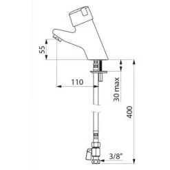 DELABIE Mitigeur Temporisé Tempomix 795000 -DELABIE Soldes 24386721 3
