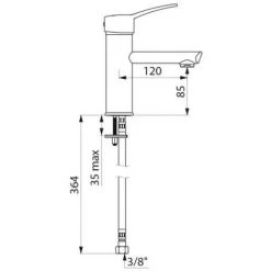 DELABIE Mitigeur De Lavabo Securitherm H85mm -DELABIE Soldes 24386747 3