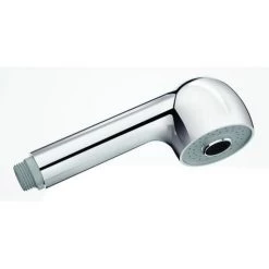 DELABIE Douchette à Main Chromée 816 2 Jets Anticalcaire Avec Inverseur Automatique - Filetage M 15x21