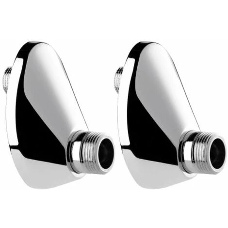 DELABIE Paire De Raccords Décalés Excentrés Mâle/mâle Avec Rosace 15x21-20x27 1 DELABIE Paire De Raccords Décalés Excentrés Mâle/mâle Avec Rosace 15x21-20x27