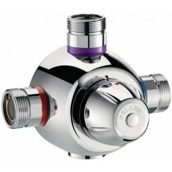 Mitigeur Thermostatique DELABIE Collectif Premix T2 Debit 55 Litres Par Minute Mle 20 X 27 : Ref. 731200 - Besoin D'Habitat