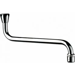 Bec Horizontale DELABIE Avec Aerateur + Joint Economiseur, Femelle 15x21 Largeur 200mm Ref : 940202