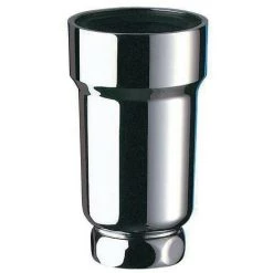 Siphon D'urinoir Vertical , DELABIE, Diametre 50 Avec Ecrou Diametre 32 Garde D'eau 50 Mm ABS Chrome Avec Joint A Levres H 115 : Ref. 771000