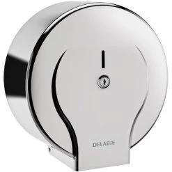 Distributeur De Papier WC DELABIE Inox 304 Brillant Pour Bobine 400 M - 2911