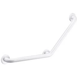 Barre D'appui à 135° 3 Points Basic Ø32 400x400 DELABIE Blanc - 35082W - Blanc