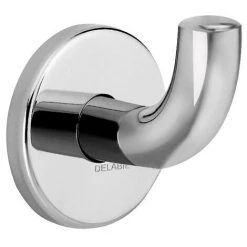 Patère Virgule Ø62 X 65 DELABIE Inox Poli Brillant - 4043P