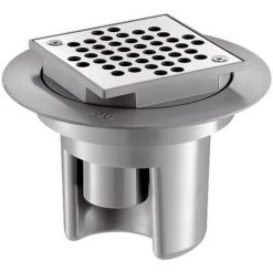 Siphon Réglable Sol Dur 100x100 DELABIE Sortie Ø40 - 682001