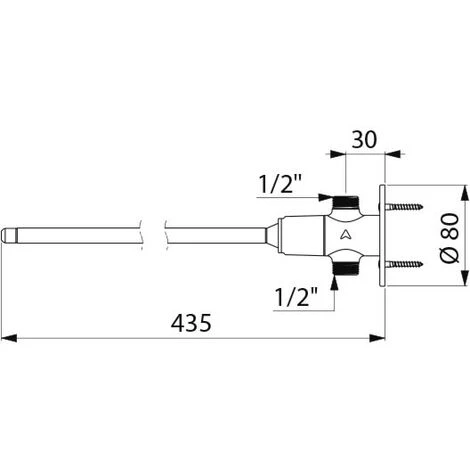 Robinet Temporisé Tempogenou DELABIE Droit M1/2 Levier 350 Mm - 735400 2 Robinet Temporisé Tempogenou DELABIE Droit M1/2 Levier 350 Mm - 735400 – Image 2