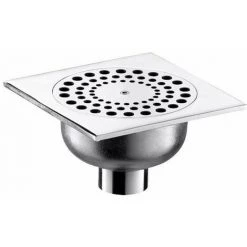 Delabie - Siphon De Sol à Platine 140x140 Sortie Verticale Ø40