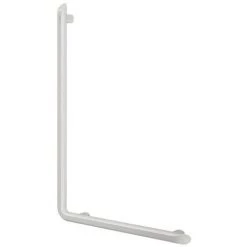 DELABIE Barre De Maintien En L - Blanc Mat | Blanc Mat - H.750mm