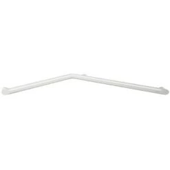 DELABIE Barre Coudée D'angle 2 Murs | Blanc Mat