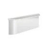 DELABIE Tablette De Douche Murale Cache Fixation | Blanc Mat