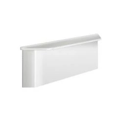 DELABIE Tablette De Douche Murale Cache Fixation | Blanc Mat
