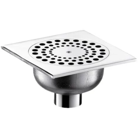 DELABIE Siphon De Sol 140x140 Mm Chromé 684000 1 DELABIE Siphon De Sol 140x140 Mm Chromé 684000