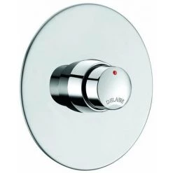 Delabie Temposoft 2 Mitigeur De Douche à Fermeture Automatique Pour Installation Encastrée Corps En Laiton Massif à Fermeture Automatique Au Bout De 30 Secondes - Chrome