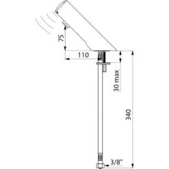 DELABIE Robinet électronique TEMPOMATIC 4 7 DELABIE Robinet électronique TEMPOMATIC 4 -DELABIE Soldes 46377060 4