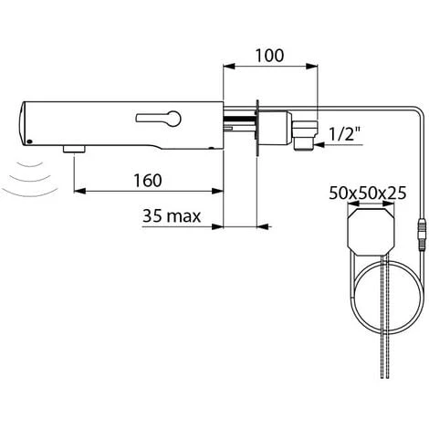 DELABIE Mitigeur électronique TEMPOMATIC MIX 4 4 DELABIE Mitigeur électronique TEMPOMATIC MIX 4 â Image 4