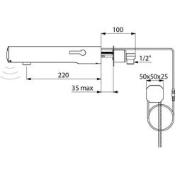 DELABIE Mitigeur électronique TEMPOMATIC MIX 4 -DELABIE Soldes 46377089 4