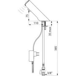 DELABIE Robinet électronique TEMPOMATIC 4 -DELABIE Soldes 46377112 3