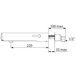 DELABIE Mitigeur électronique TEMPOMATIC MIX 4 7 DELABIE Mitigeur électronique TEMPOMATIC MIX 4 -DELABIE Soldes 46377114 4