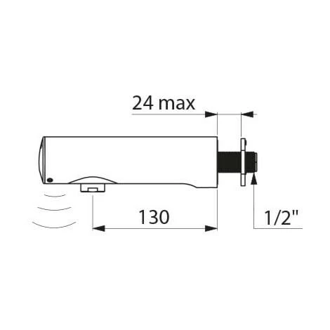 DELABIE Robinet électronique TEMPOMATIC 4 4 DELABIE Robinet électronique TEMPOMATIC 4 – Image 4