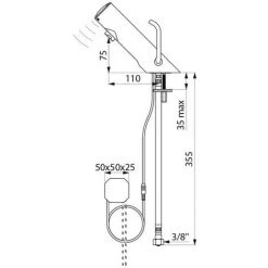 DELABIE Mitigeur électronique TEMPOMATIC MIX 4 -DELABIE Soldes 46377150 3