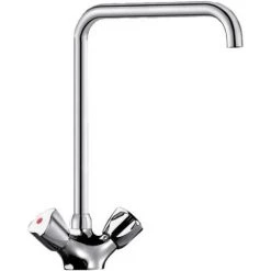 DELABIE Mélangeur Monotrou Sur Table Avec Bec Hauteur 200 Mm Longueur 200 Mm G66452