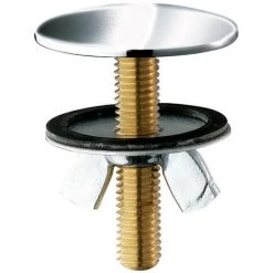 DELABIE Cache Trou Chromé Luxe Ø 45