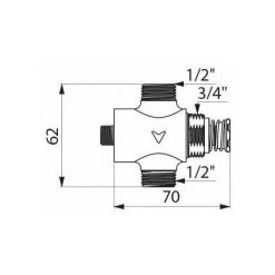 DELABIE Tempostop Robinet Temporise