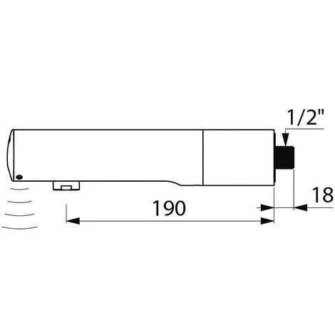Robinet électronique Tempomatic 4 Mural à Piles Intégrées Delabie, Robinet électronique, Tempomatic 4, 125 2 Robinet électronique Tempomatic 4 Mural à Piles Intégrées Delabie, Robinet électronique, Tempomatic 4, 125 – Image 2